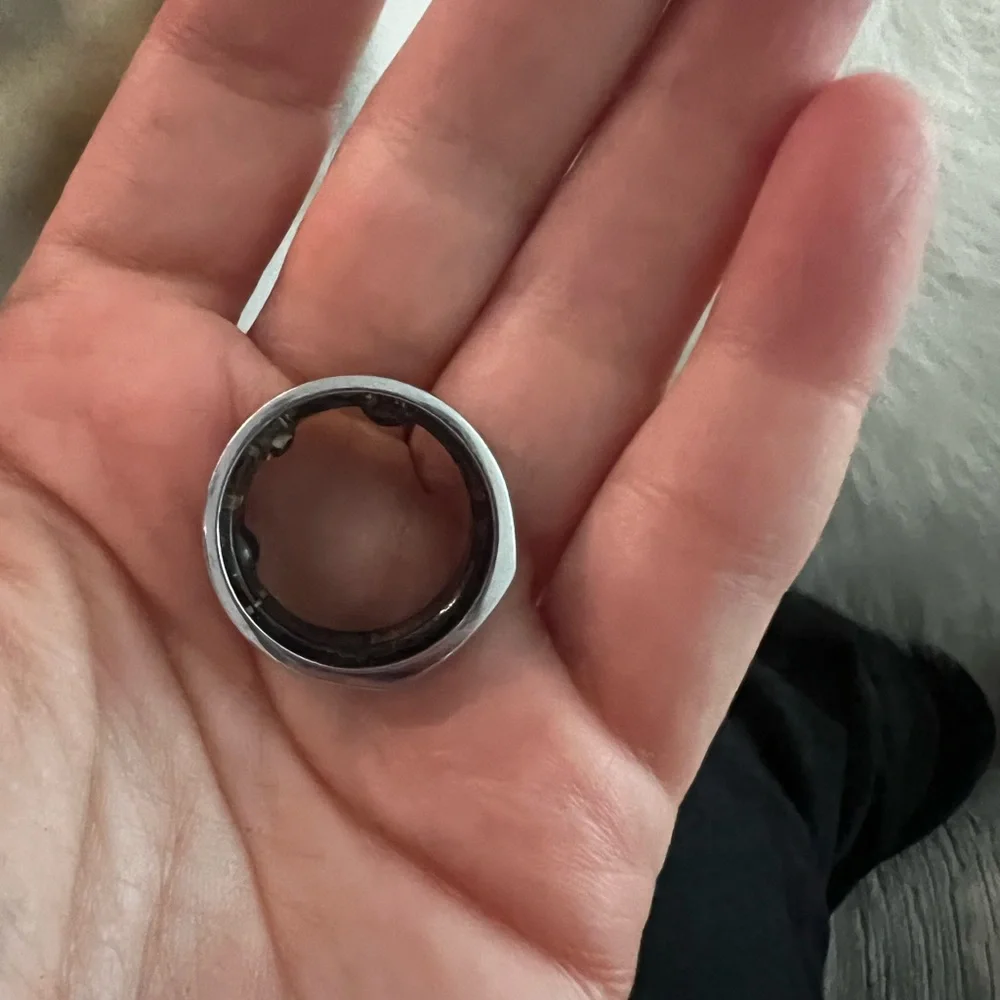 Oura Silver Heritage Smart Ring Wearable Ring